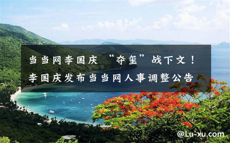 當(dāng)當(dāng)網(wǎng)李國慶 “奪璽”戰(zhàn)下文！李國慶發(fā)布當(dāng)當(dāng)網(wǎng)人事調(diào)整公告