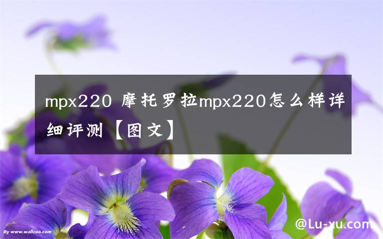 mpx220 摩托羅拉mpx220怎么樣詳細(xì)評測【圖文】