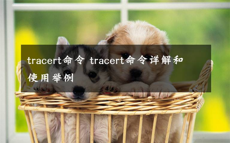 tracert命令 tracert命令詳解和使用舉例