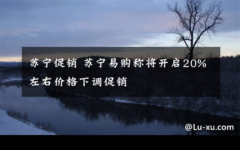 蘇寧促銷 蘇寧易購稱將開啟20%左右價(jià)格下調(diào)促銷