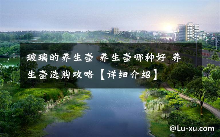 玻璃的養(yǎng)生壺 養(yǎng)生壺哪種好 養(yǎng)生壺選購(gòu)攻略【詳細(xì)介紹】