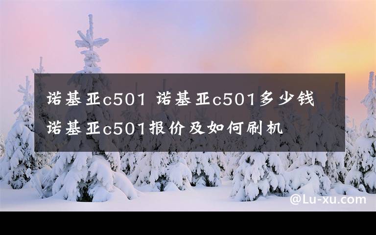 諾基亞c501 諾基亞c501多少錢 諾基亞c501報價及如何刷機