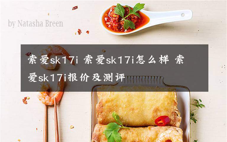 索愛sk17i 索愛sk17i怎么樣 索愛sk17i報價及測評