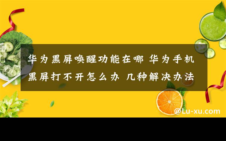 華為黑屏喚醒功能在哪 華為手機(jī)黑屏打不開怎么辦 幾種解決辦法介紹【圖文】