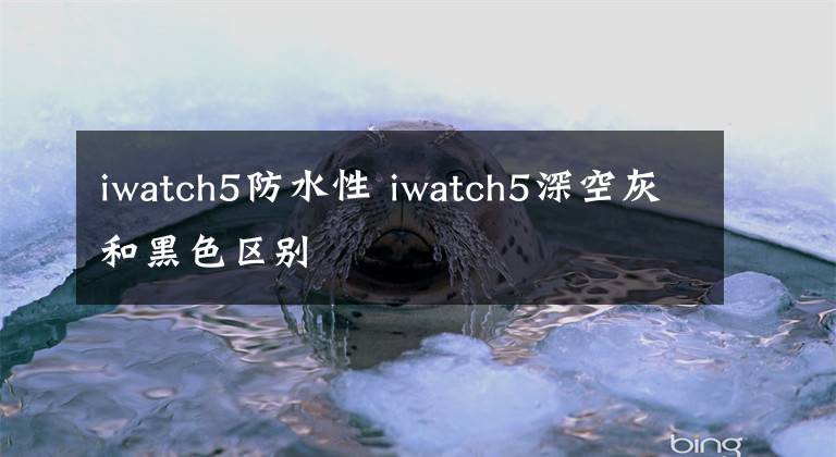 iwatch5防水性 iwatch5深空灰和黑色區(qū)別