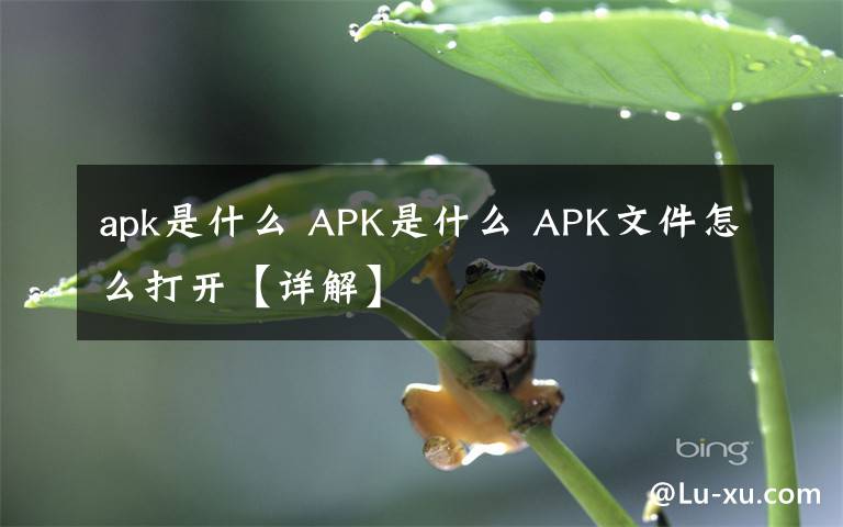 apk是什么 APK是什么 APK文件怎么打開【詳解】