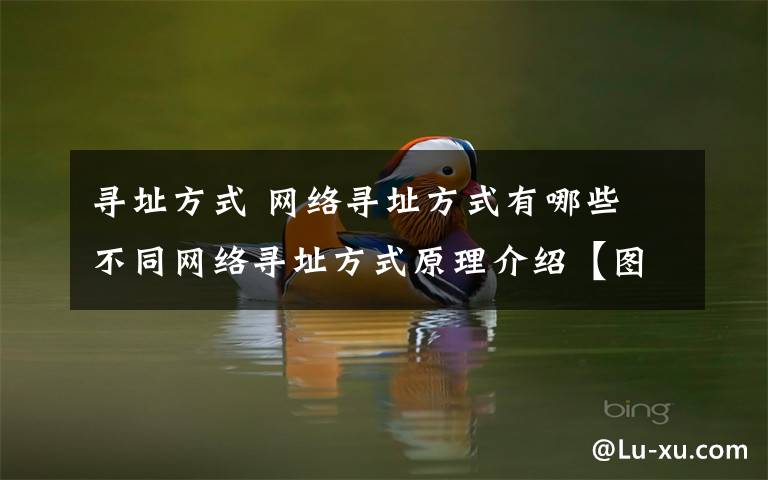 尋址方式 網(wǎng)絡(luò)尋址方式有哪些 不同網(wǎng)絡(luò)尋址方式原理介紹【圖文】