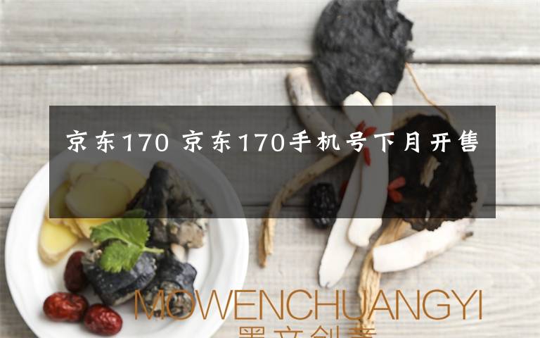 京東170 京東170手機(jī)號(hào)下月開售