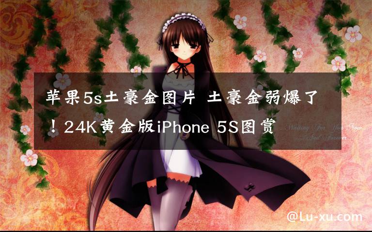 蘋(píng)果5s土豪金圖片 土豪金弱爆了！24K黃金版iPhone 5S圖賞