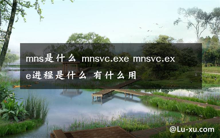 mns是什么 mnsvc.exe mnsvc.exe進(jìn)程是什么 有什么用