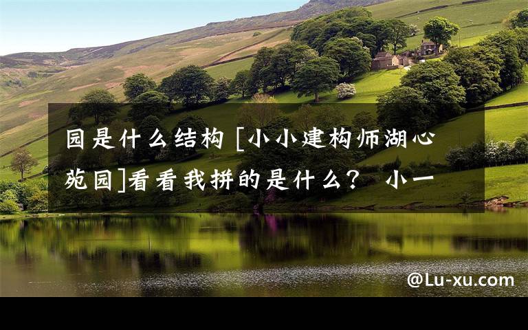 園是什么結(jié)構(gòu) [小小建構(gòu)師湖心苑園]看看我拼的是什么？ 小一班結(jié)構(gòu)游戲