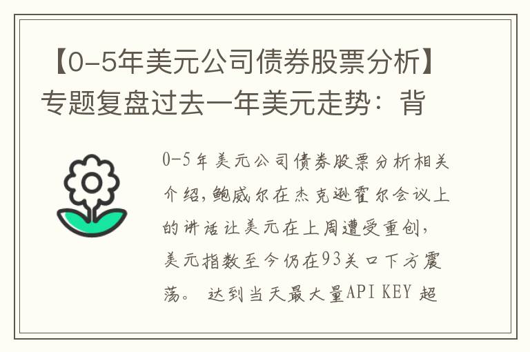 【0-5年美元公司債券股票分析】專題復(fù)盤過去一年美元走勢：背后是什么力量驅(qū)動？