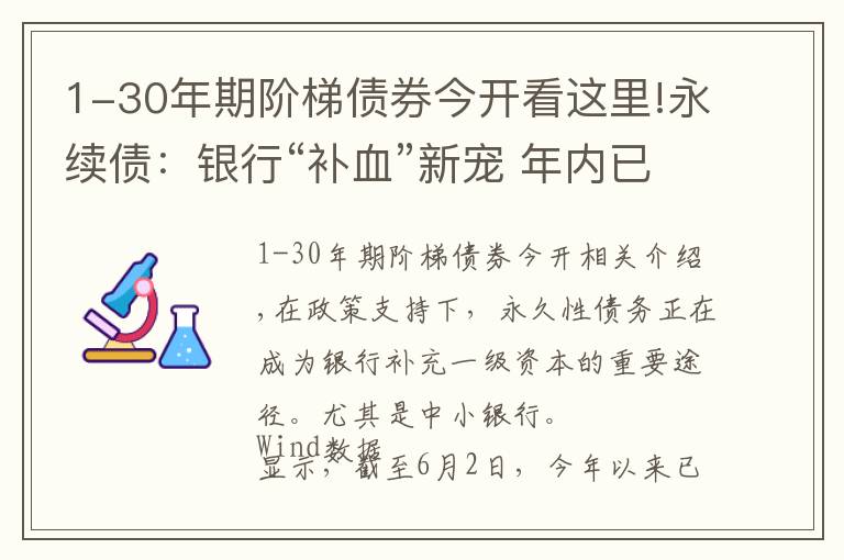 1-30年期階梯債券今開(kāi)看這里!永續(xù)債：銀行“補(bǔ)血”新寵 年內(nèi)已有14家銀行發(fā)行