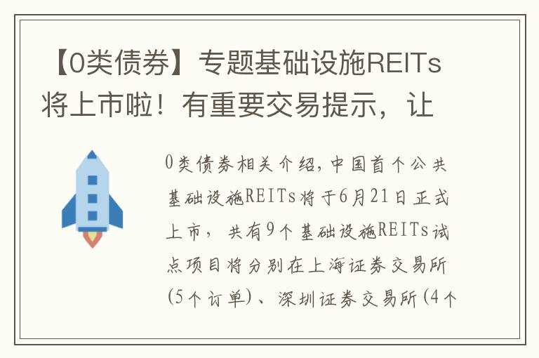 【0類債券】專題基礎設施REITs將上市啦！有重要交易提示，讓你秒懂