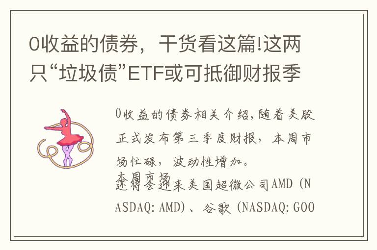 0收益的債券，干貨看這篇!這兩只“垃圾債”ETF或可抵御財報季波動風(fēng)險