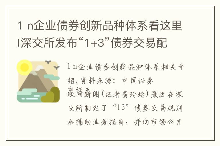 1 n企業(yè)債券創(chuàng)新品種體系看這里!深交所發(fā)布“1+3”債券交易配套規(guī)則