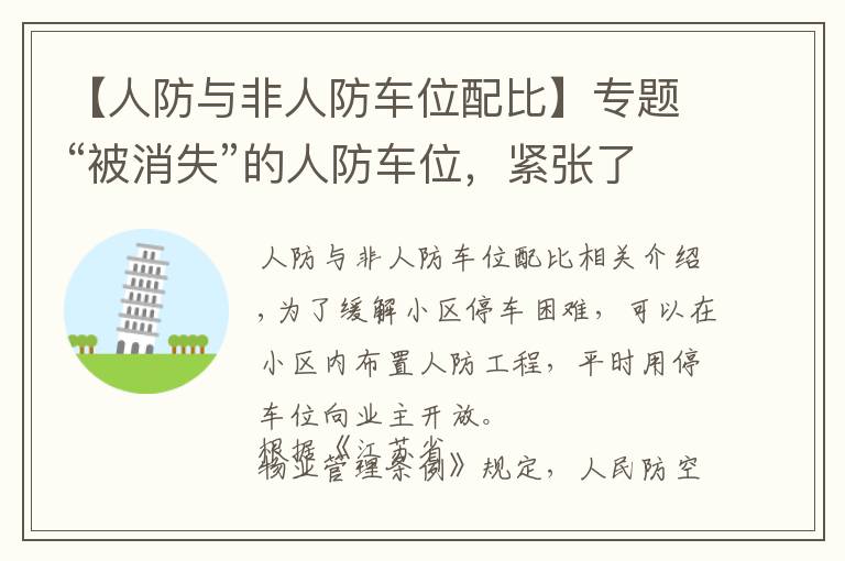 【人防與非人防車位配比】專題“被消失”的人防車位，緊張了誰？