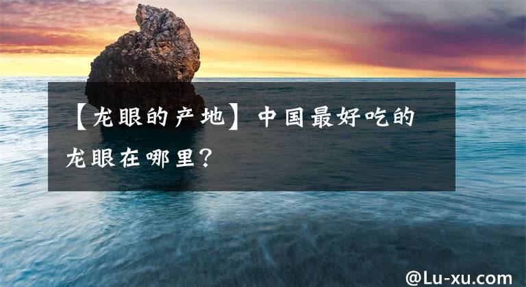 【龍眼的產(chǎn)地】中國(guó)最好吃的龍眼在哪里？