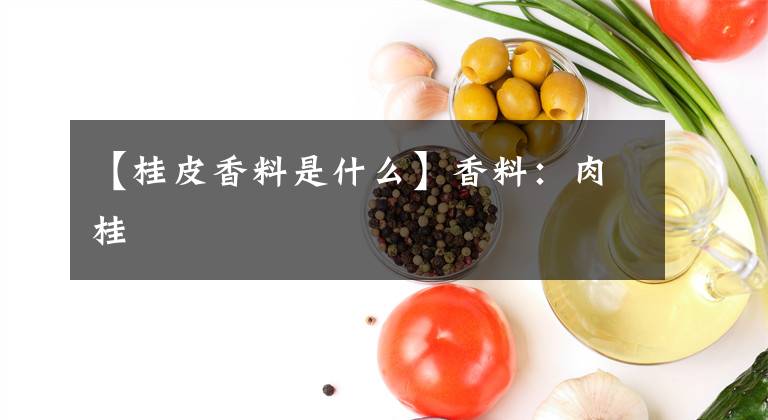 【桂皮香料是什么】香料：肉桂