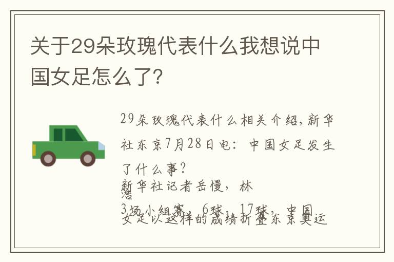 關(guān)于29朵玫瑰代表什么我想說中國女足怎么了？