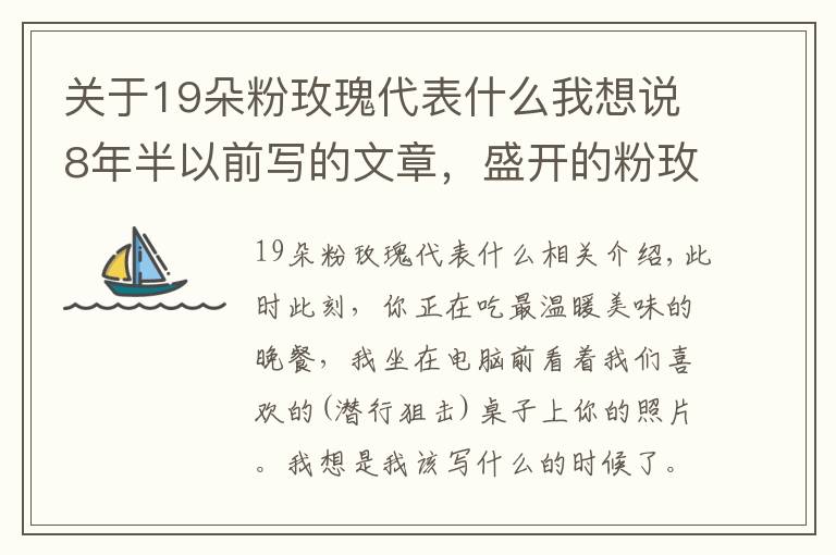 關(guān)于19朵粉玫瑰代表什么我想說8年半以前寫的文章，盛開的粉玫瑰，記錄下愛情的點點滴滴