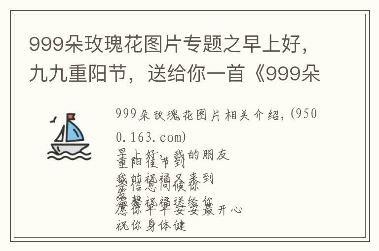 999朵玫瑰花圖片專(zhuān)題之早上好，九九重陽(yáng)節(jié)，送給你一首《999朵玫瑰花》，愿您幸福長(zhǎng)久