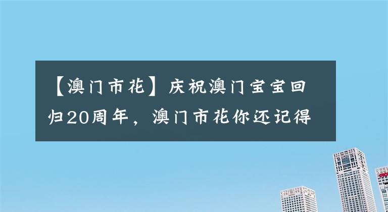 【澳門市花】慶祝澳門寶寶回歸20周年，澳門市花你還記得嗎？