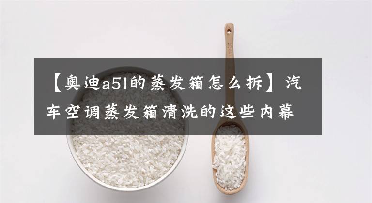 【奧迪a5l的蒸發(fā)箱怎么拆】汽車空調(diào)蒸發(fā)箱清洗的這些內(nèi)幕，不看不知道