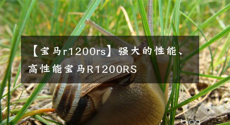 【寶馬r1200rs】強(qiáng)大的性能、高性能寶馬R1200RS