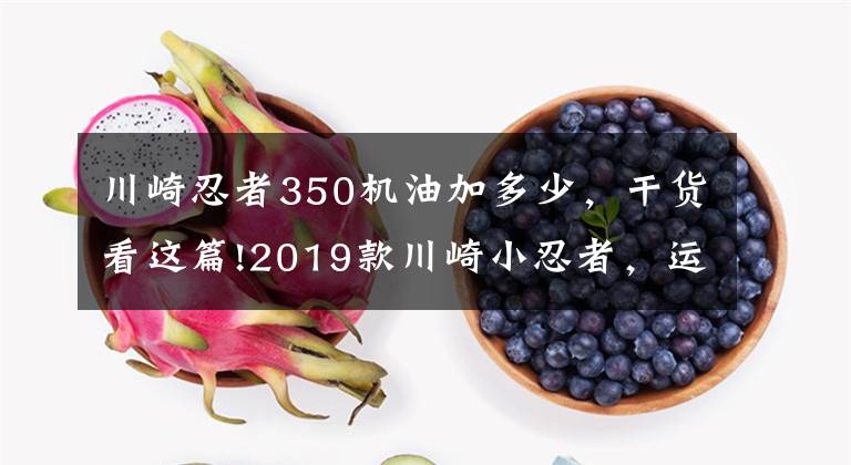 川崎忍者350機(jī)油加多少，干貨看這篇!2019款川崎小忍者，運(yùn)動(dòng)與時(shí)尚典范