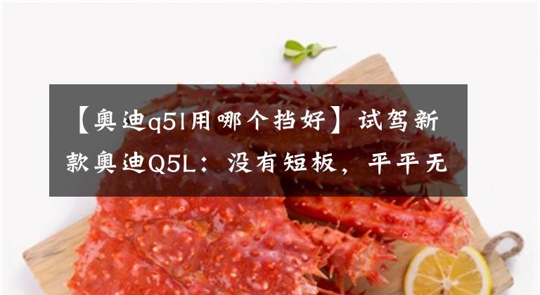 【奧迪q5l用哪個(gè)擋好】試駕新款?yuàn)W迪Q5L：沒有短板，平平無奇一樣成市場(chǎng)上賣得最好的SUV