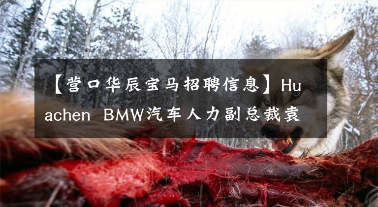 【營(yíng)口華辰寶馬招聘信息】Huachen BMW汽車人力副總裁袁彬：今后將培養(yǎng)更多的技術(shù)/創(chuàng)新/應(yīng)用人才。