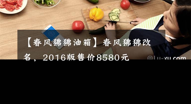 【春風(fēng)狒狒油箱】春風(fēng)狒狒改名，2016版售價(jià)8580元