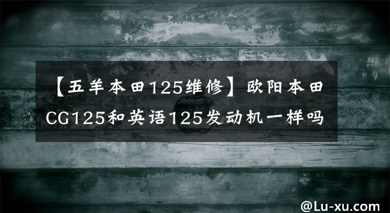 【五羊本田125維修】歐陽本田CG125和英語125發(fā)動機一樣嗎？新版有頂針車型嗎？