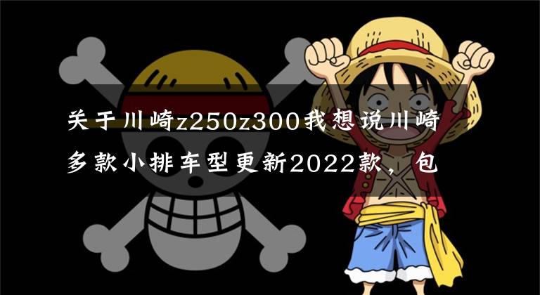 關于川崎z250z300我想說川崎多款小排車型更新2022款，包括熟悉的NINJA400和傳說的ZX-25R