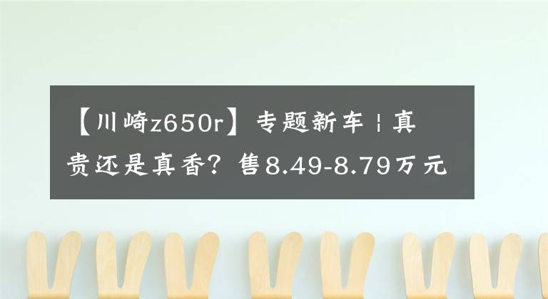 【川崎z650r】專題新車 | 真貴還是真香？售8.49-8.79萬元，川崎Z650 RS正式上市