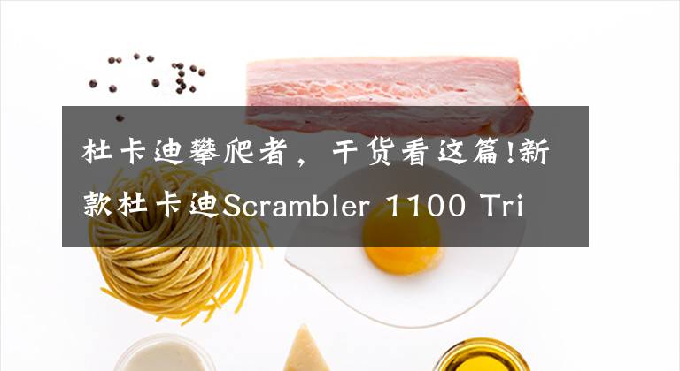 杜卡迪攀爬者，干貨看這篇!新款杜卡迪Scrambler 1100 Tribute Pro、Urban Motard曝光