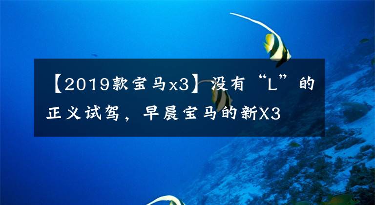 【2019款寶馬x3】沒有“L”的正義試駕，早晨寶馬的新X3