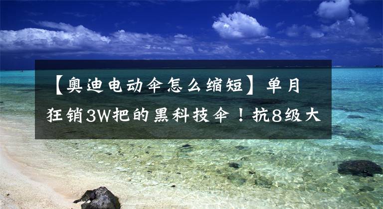 【奧迪電動傘怎么縮短】單月狂銷3W把的黑科技傘！抗8級大風和暴雨，奧迪都壓不壞