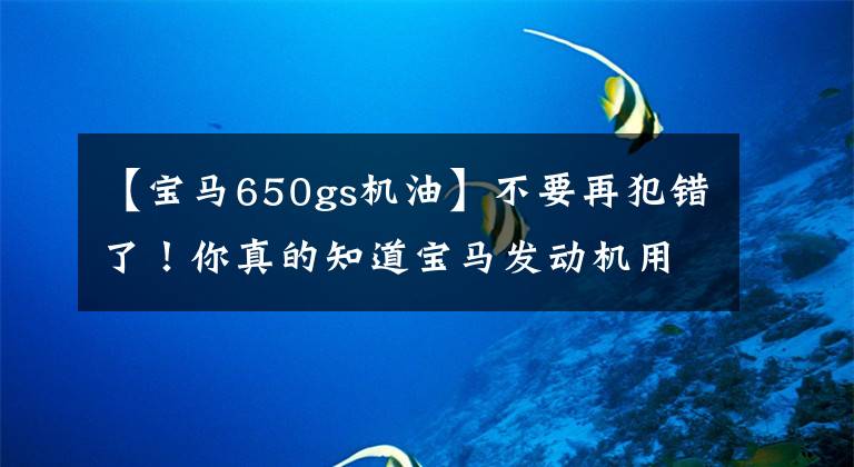 【寶馬650gs機(jī)油】不要再犯錯(cuò)了！你真的知道寶馬發(fā)動(dòng)機(jī)用什么機(jī)油嗎？