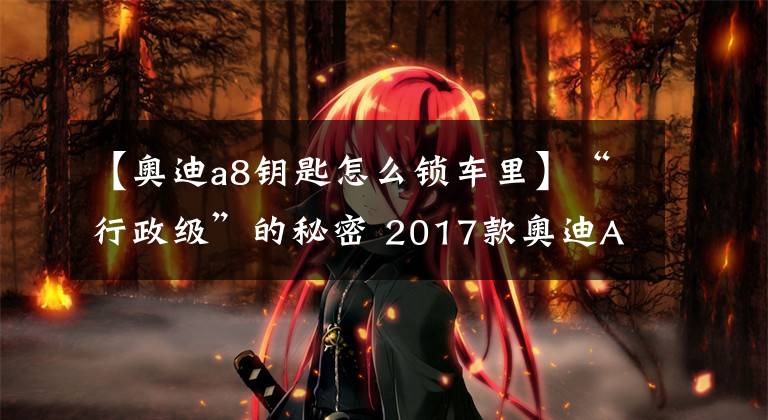 【奧迪a8鑰匙怎么鎖車?yán)铩俊靶姓墶钡拿孛?2017款奧迪A8L日常實用性測試