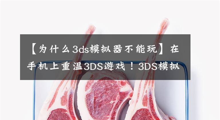 【為什么3ds模擬器不能玩】在手機上重溫3DS游戲！3DS模擬器深度教程安卓篇-模擬器系列004