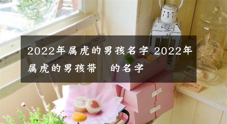 2022年屬虎的男孩名字 2022年屬虎的男孩帶祎的名字