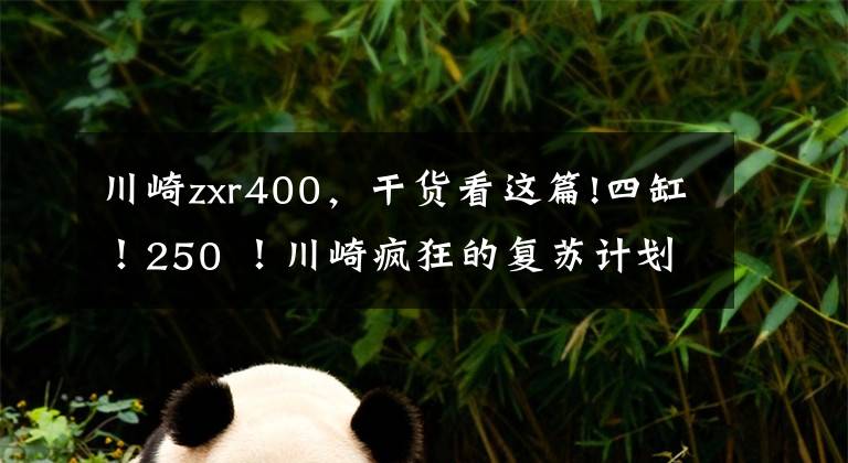 川崎zxr400，干貨看這篇!四缸！250 ！川崎瘋狂的復(fù)蘇計(jì)劃！