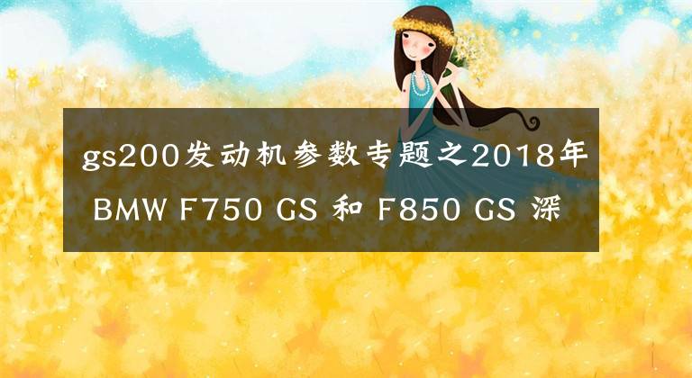 gs200發(fā)動(dòng)機(jī)參數(shù)專題之2018年 BMW F750 GS 和 F850 GS 深度詳解