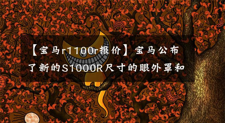 【寶馬r1100r報(bào)價(jià)】寶馬公布了新的S1000R尺寸的眼外罩和面部?jī)r(jià)格為14368歐元。