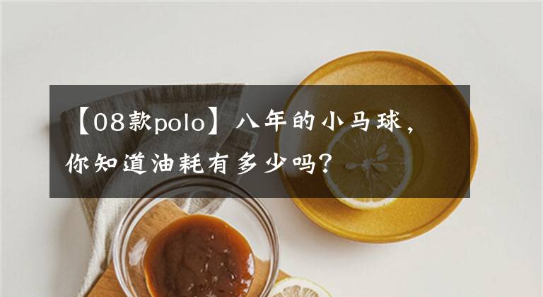 【08款polo】八年的小馬球，你知道油耗有多少嗎？