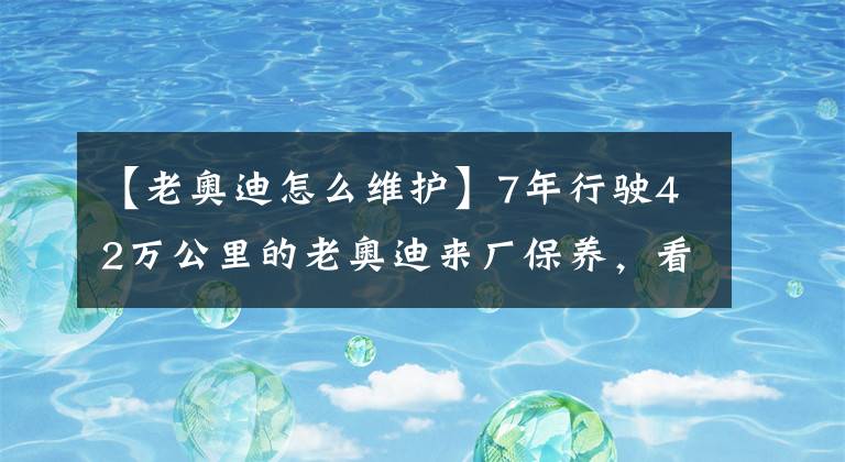 【老奧迪怎么維護(hù)】7年行駛42萬(wàn)公里的老奧迪來(lái)廠保養(yǎng)，看看師傅保養(yǎng)發(fā)動(dòng)機(jī)的過(guò)程！