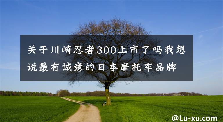 關(guān)于川崎忍者300上市了嗎我想說(shuō)最有誠(chéng)意的日本摩托車品牌發(fā)布國(guó)內(nèi)首款300cc級(jí)ADV，價(jià)格驚喜！