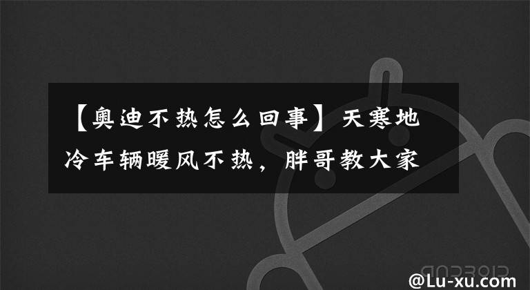 【奧迪不熱怎么回事】天寒地冷車輛暖風(fēng)不熱，胖哥教大家怎么判斷維修，二手車必懂知識